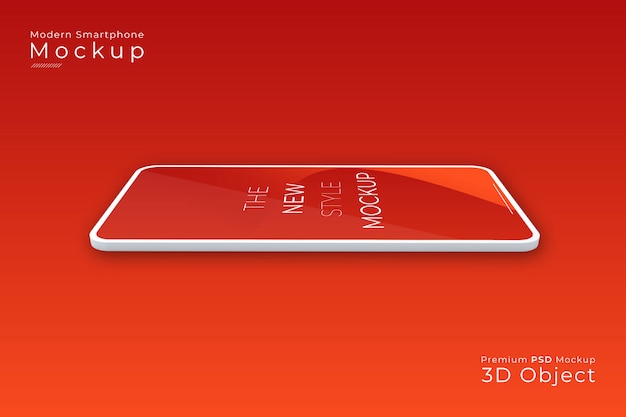 Modern smartphone mockup