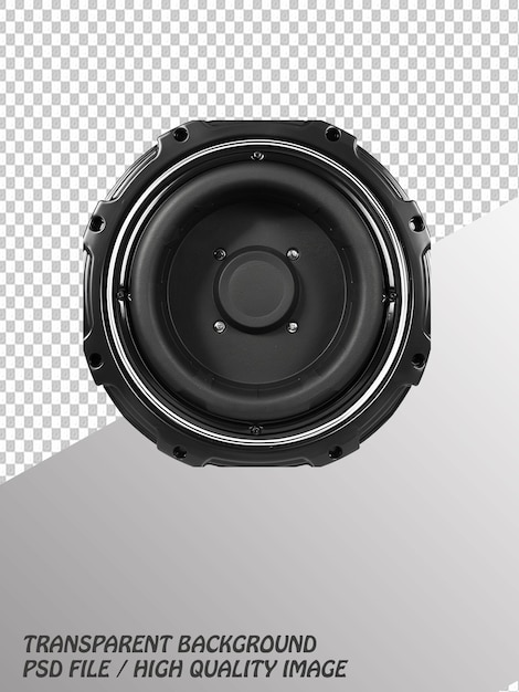 Modern Speakers Isolated on Transparent Background PSD File