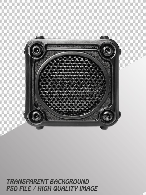 Modern Speakers Isolated on Transparent Background PSD File