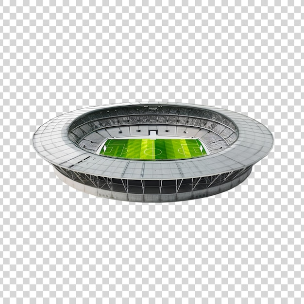 PSD modern stadium with a transparent background