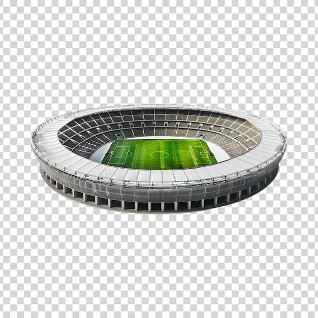 PSD modern stadium with a transparent background