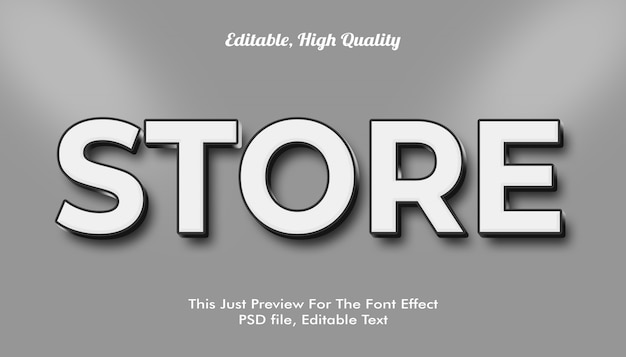 modern styled 3D trendy font effect