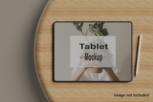 Modern tablet screen  design isolated mockup