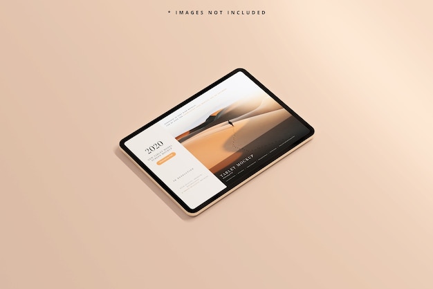 Modern Tablet Screen Mockup