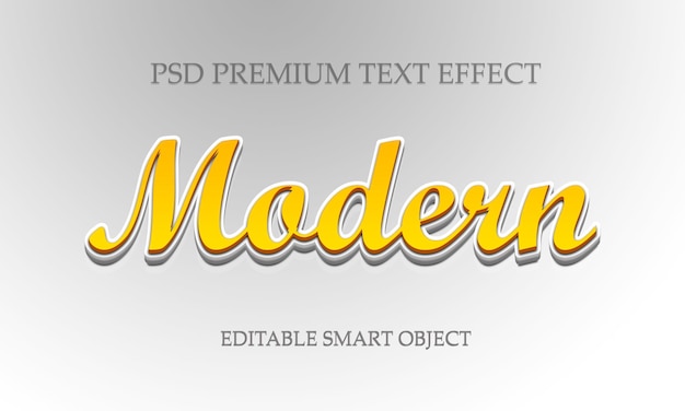 Modern Text Effect Design