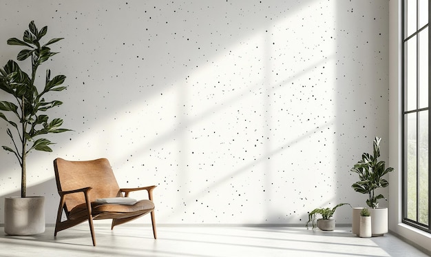 PSD modern wallpaper with abstract polka dots on a white background featuring a seamless grey pattern