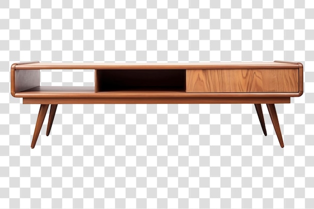 Modern wooden minimalist coffee table