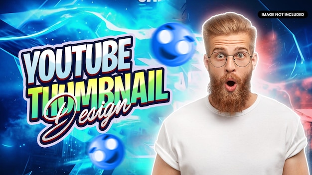 modern youtube thumbnail design