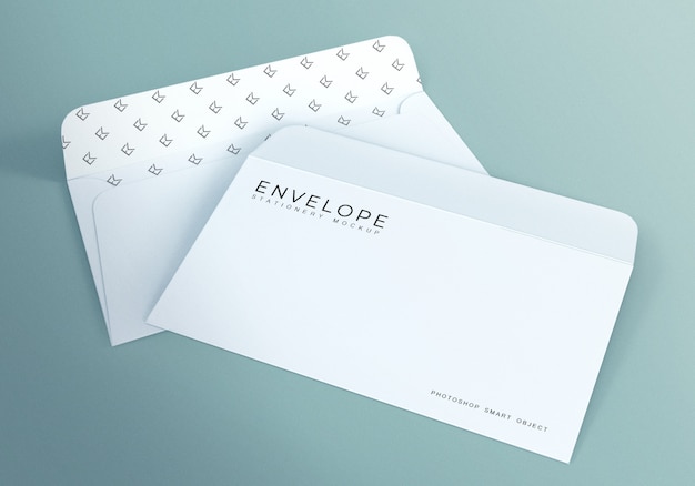 Monarch Envelope Mockup Design