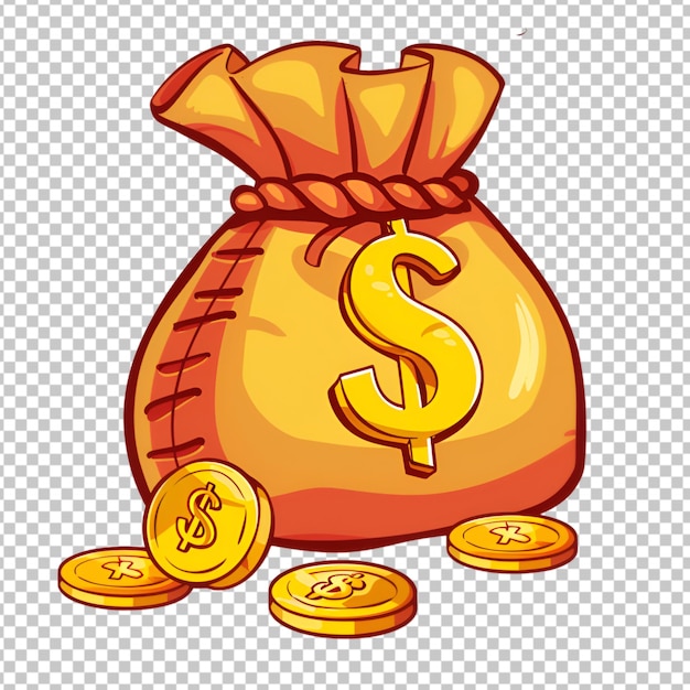 money bag transparent background