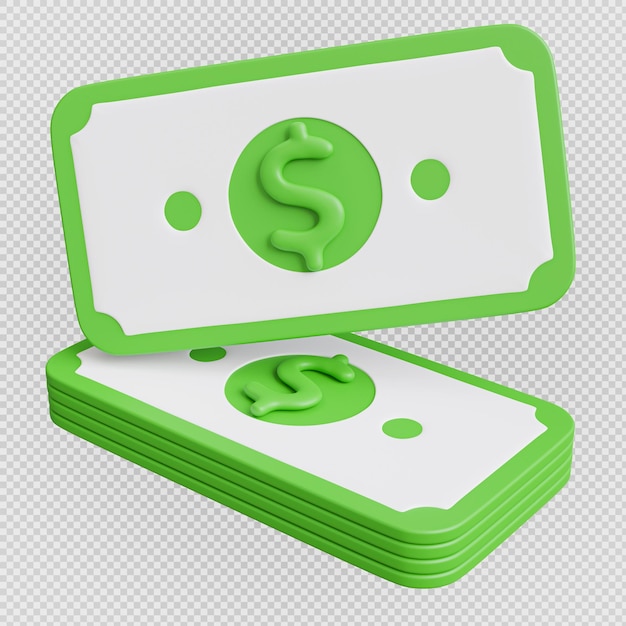 Money bank minimal 3d