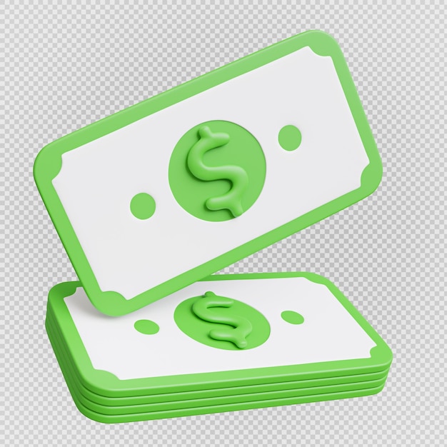 Money bank minimal 3d