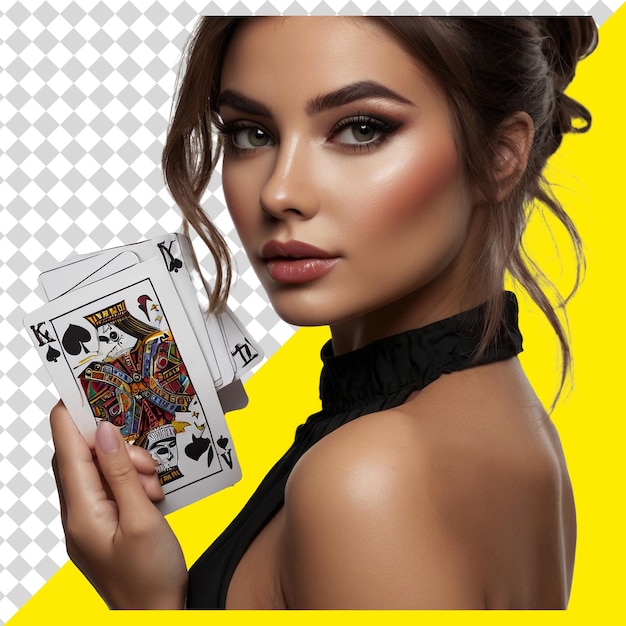 money games elegant woman illustration