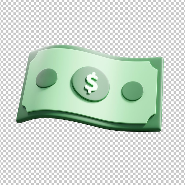 money paper 3d illustration