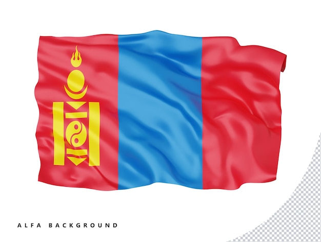 Mongolia flag international national sign icon symbol