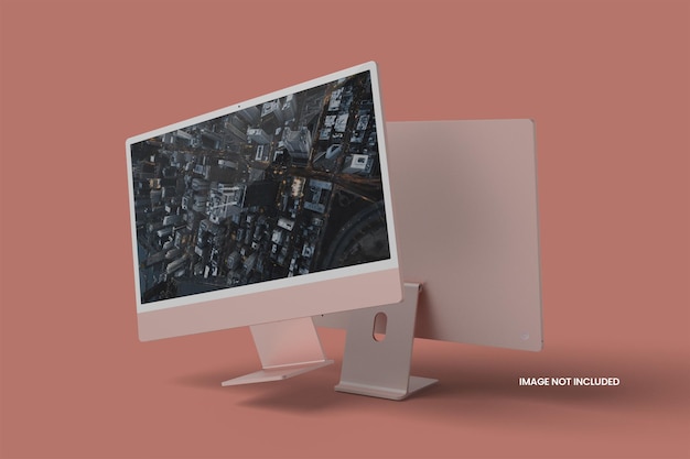 PSD monitor screen desktop psd mockup