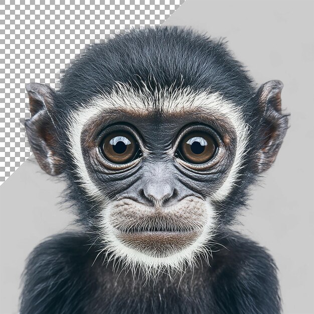 PSD monkey animal on transparent background