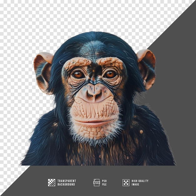 PSD monkey animals with hd quality