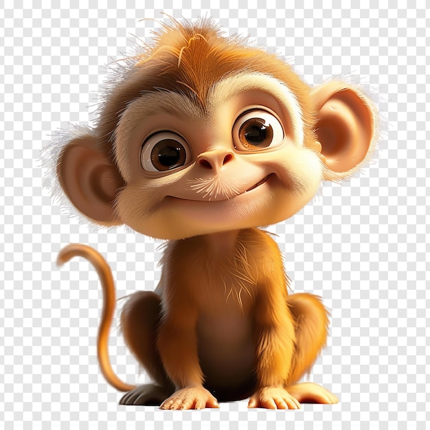 a monkey with a smile on its face