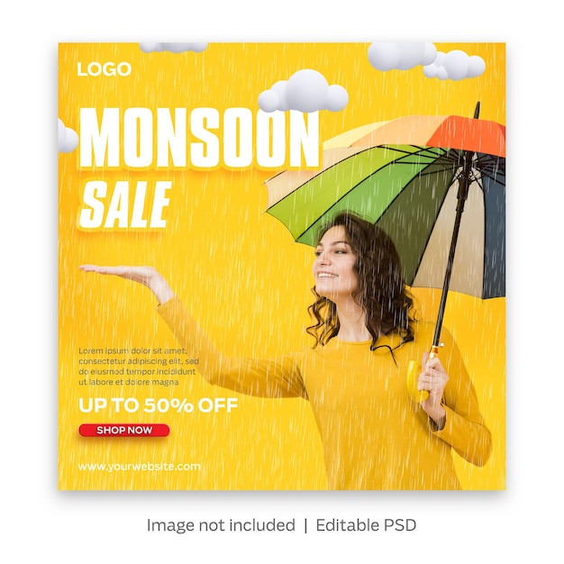 Monsoon Sale Template