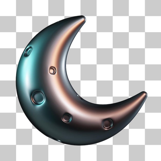 Moon 3D Icon