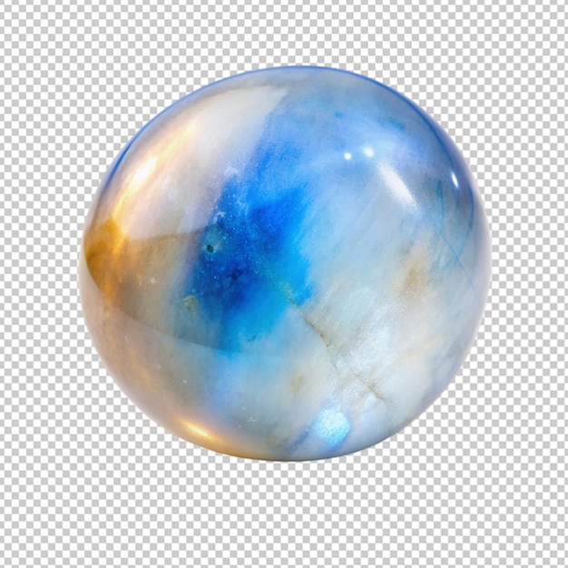 moonstone gem on transparent background