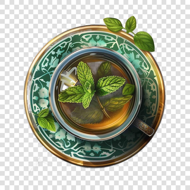 PSD moroccan mint tea mediterranean food life style authentic living