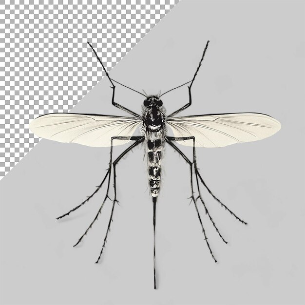 PSD mosquito animal on transparent background