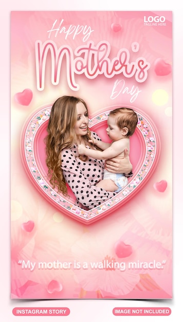 Mother's Day Instagram and Facebook story