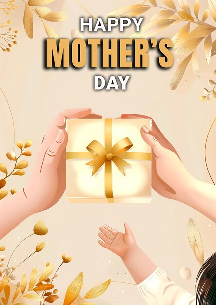 mothers day 3d render card