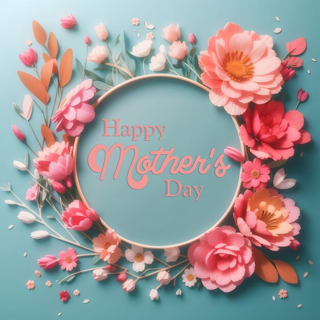 mothers day background template design banner