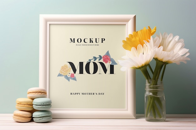 Mothers day mockup design