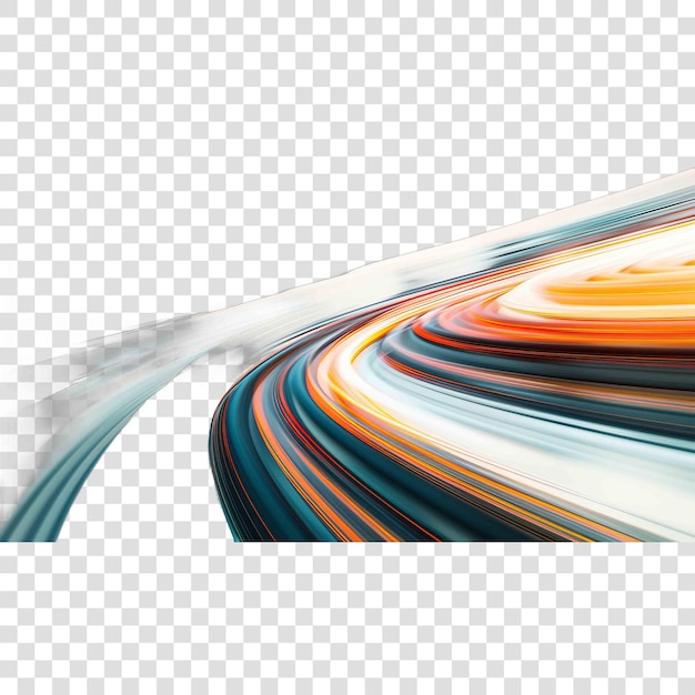 Motion Blur realistic effecton transparent background