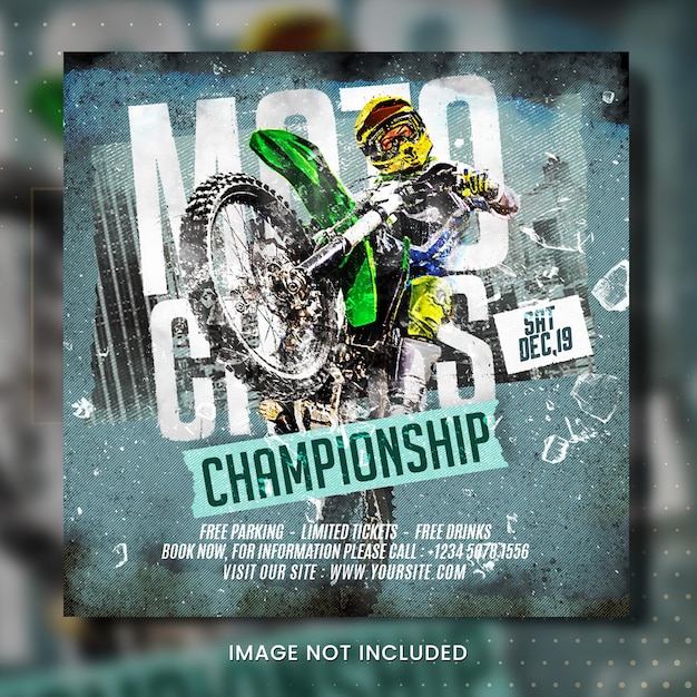 PSD motocross championship flyer