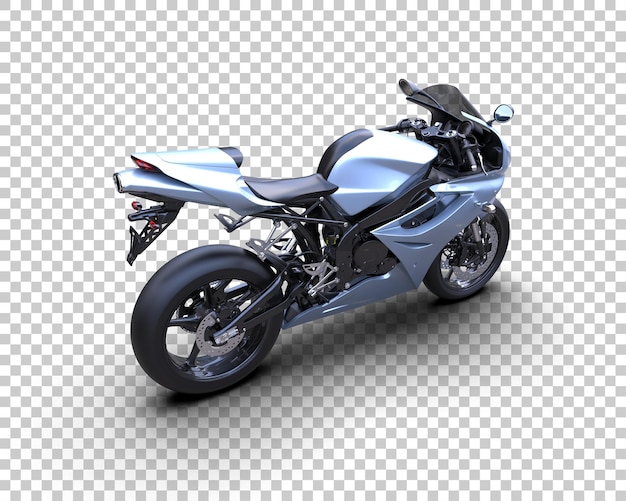 Motorcycle isolated on background 3d rendering illustration