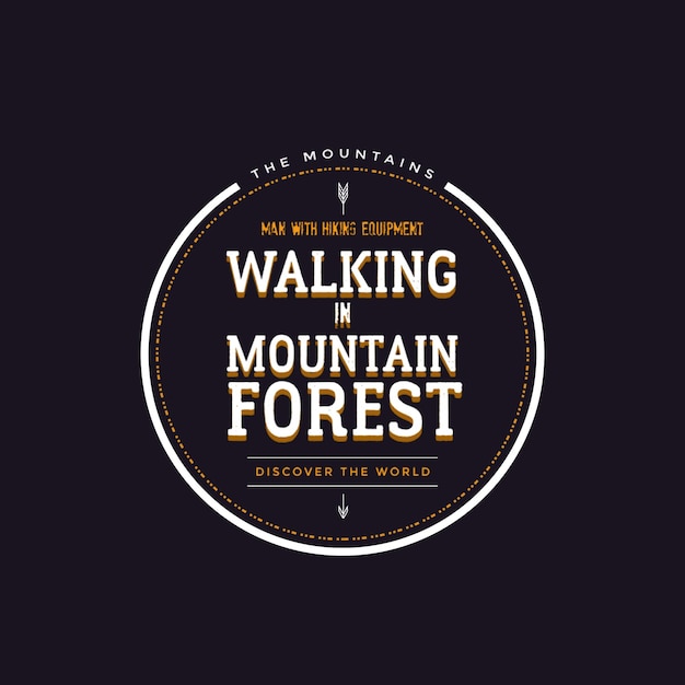 Mountain adventure logo