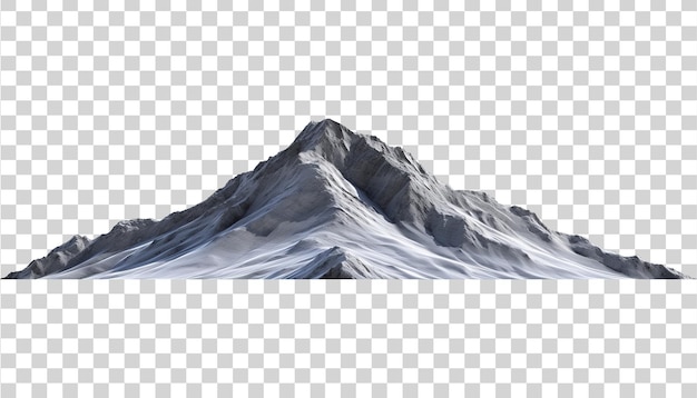 Mountain isolated on transparent background PNG