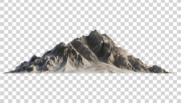 Mountain isolated on transparent background PNG