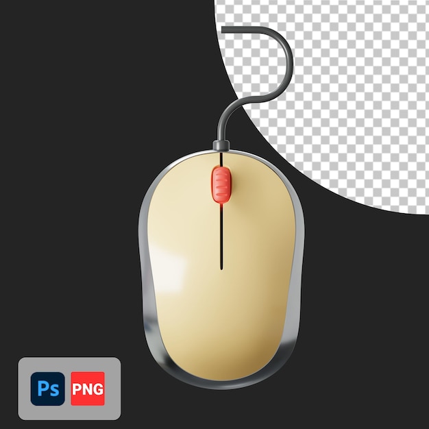 Mouse 3d icon