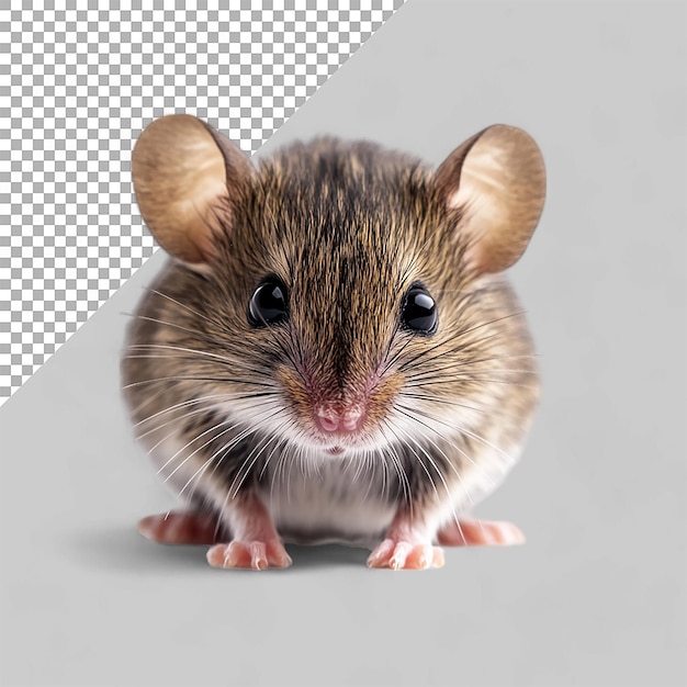 PSD mouse animal on transparent background