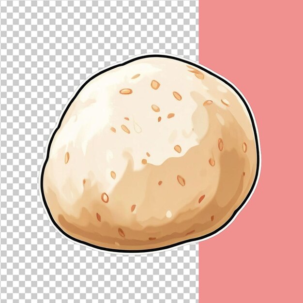 PSD mouthwatering mochi on transparent background transparent png format