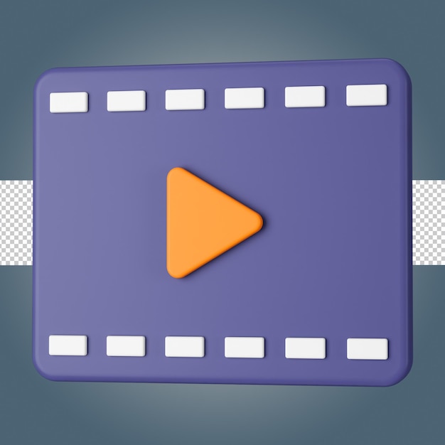 Movie 3d icon