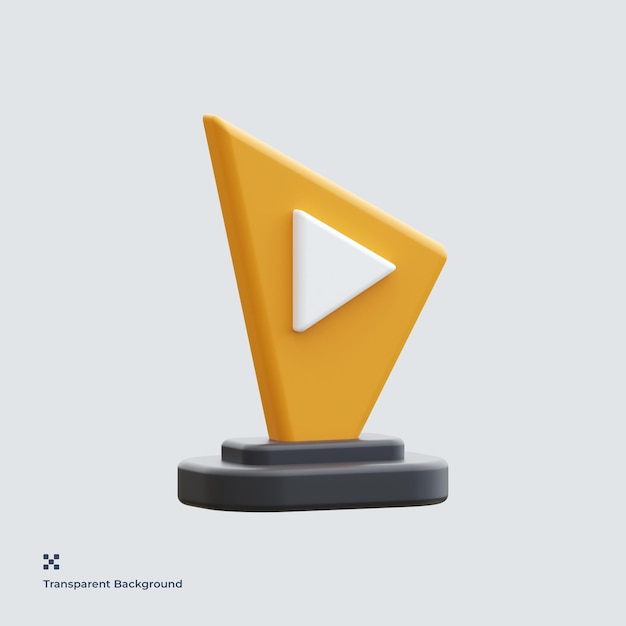 Movie Award 3D Illustration