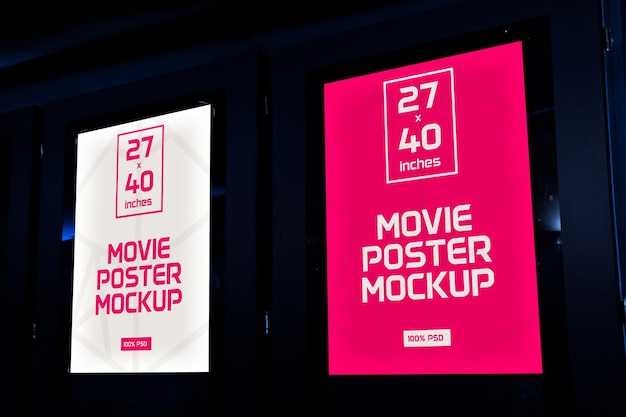 Movie Posters Mock-Up