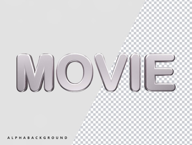 Movie text effect