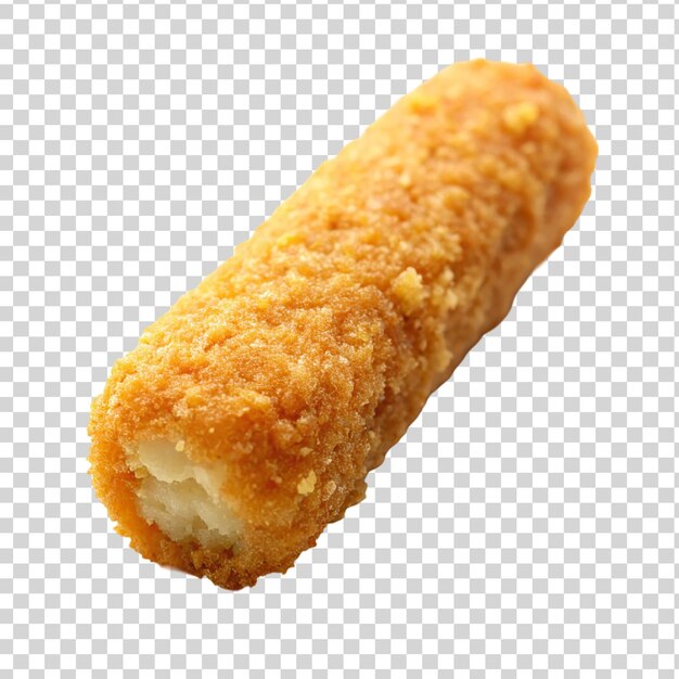 PSD a mozzarella stick isolated on transparent background