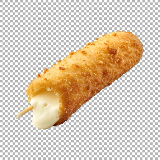 PSD mozzarella sticks on transparent background ai generated