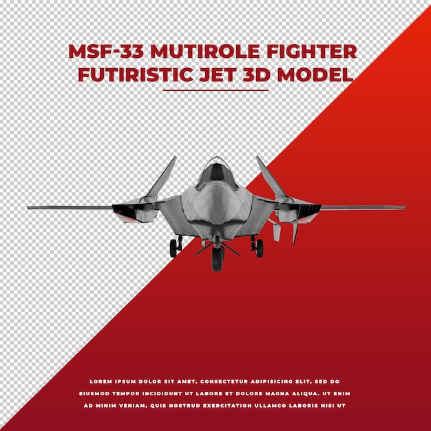 MSF33 mutirole fighter futiristic jet