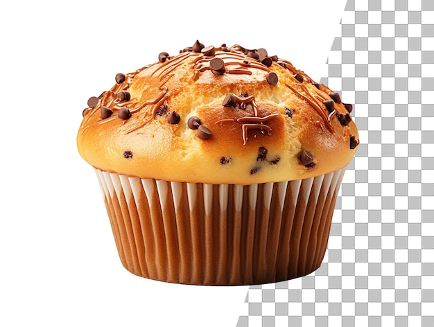 Muffin cupcake baker sweet with transparent background