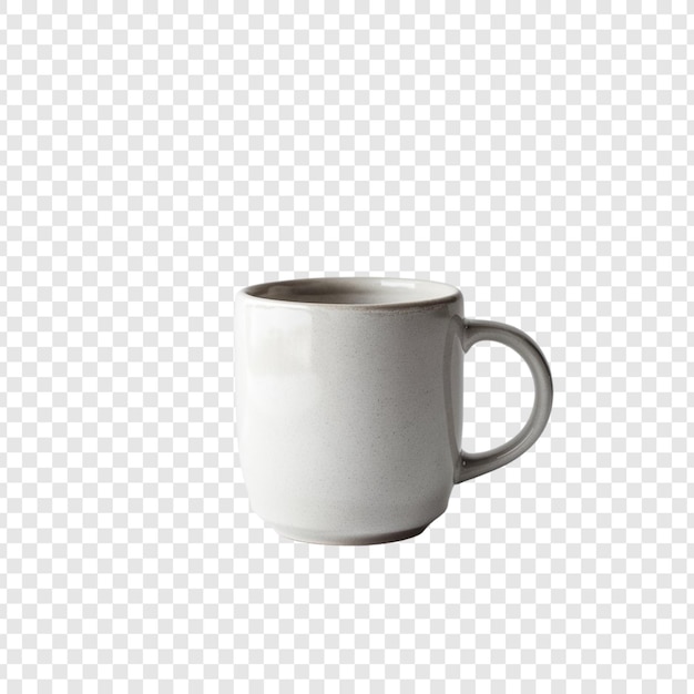 PSD mug isolated on transparent background